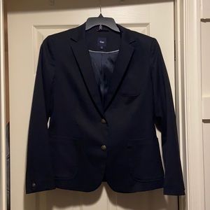 Gap Black Suit Jacket with gold buttons